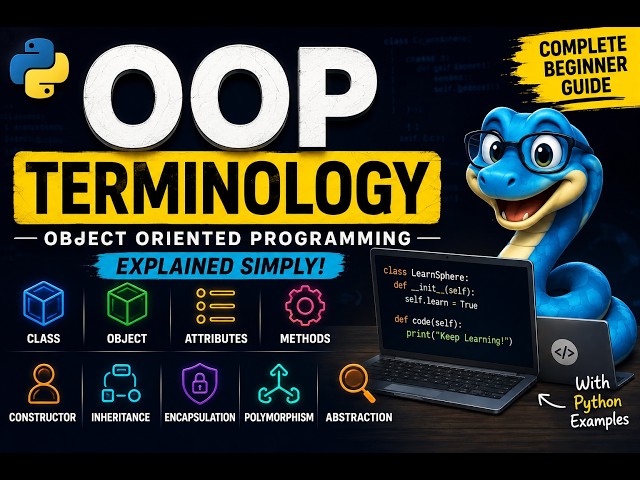 Classes and Objects | Object-Oriented Programming Terminology 📖🧑‍🏫📖
