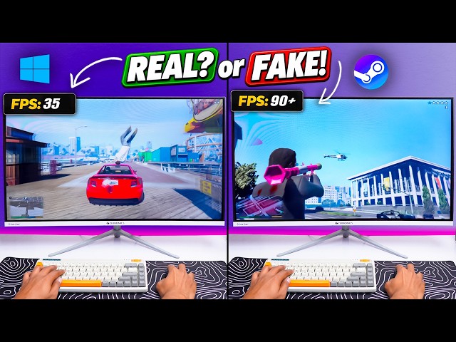 I Tested SteamOS vs Windows on My Old Low-End PC — HUGE FPS Difference?