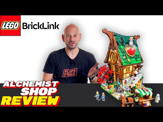 LEGO ALCHEMIST SHOP REVIEW | Briclink Designer Program Series 7 - A fun addition to your castle town