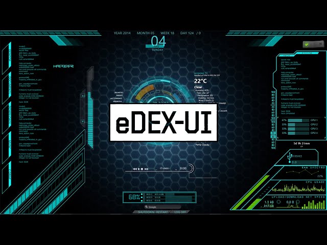 Customize Edex-UI Terminal | Kali Linux 2020.3
