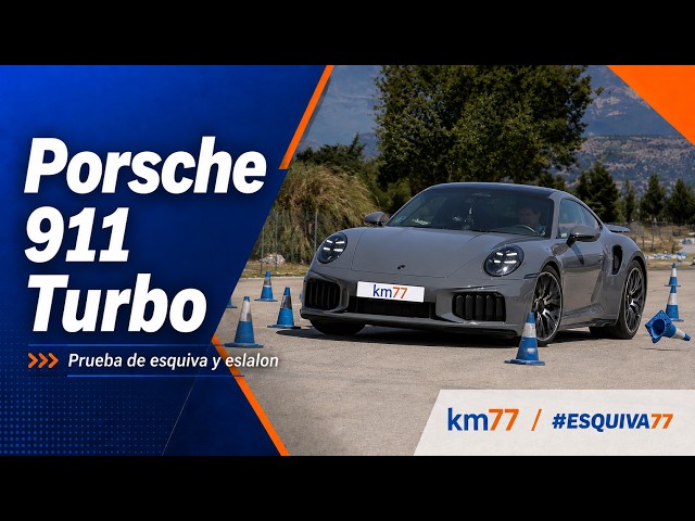 Porsche 911 (992.2) Turbo S. ¡Récord en el eslalon y clase maestra en la esquiva!