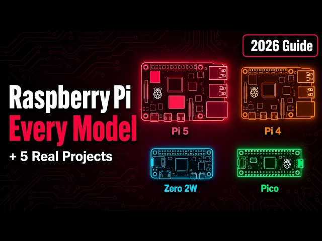 Raspberry Pi in 2026: All Models Compared + 5 Projects You Need to Build
