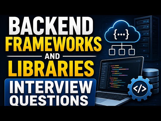 Backend Frameworks and Libraries Interview Questions
