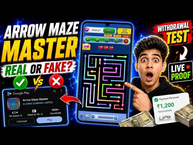 Arrow Maze Master Game | Arrow Maze Master Withdrawal | Real or Fake? | Honest Review | Arrow Maz...