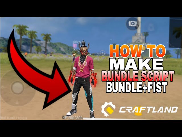 HOW TO MAKE BUNDLE & FIST SCRIPT CRAFTLAND @GamingWithDragonTelugu