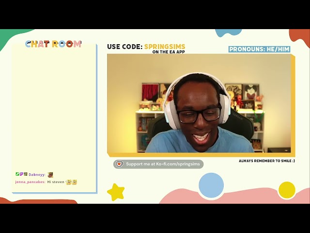 playing my current household in the sims (streamed 7/17/2026)