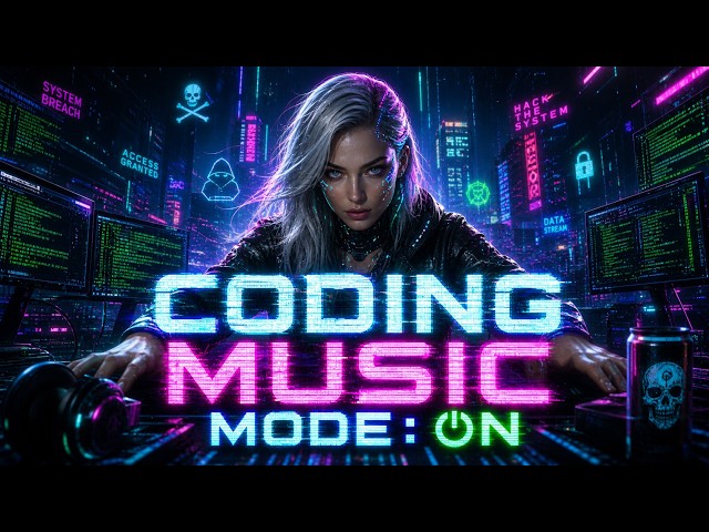 Coding Music for Programmers & Deep Focus | Cyberpunk Beats for Coding, Work & Productivity