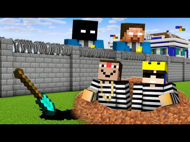 Rich vs Poor Prison Survival Battle in Minecraft..