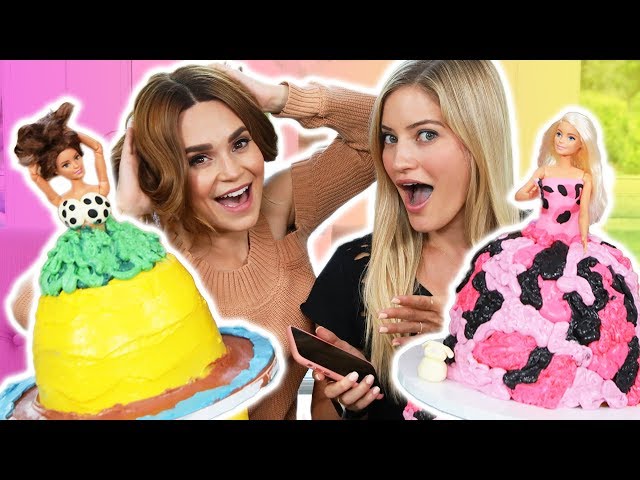 PRINCESS CAKE DECORATING CHALLENGE! w/ iJustine!