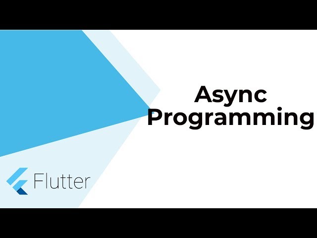 Flutter Advanced: Async Programming | Future | Async Await