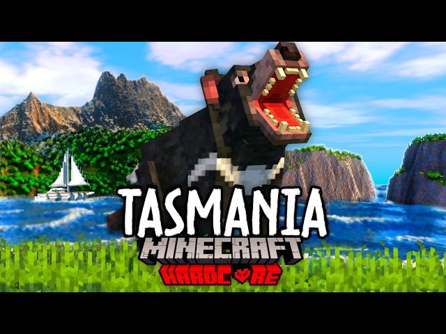 I Survived 100 Days in TASMANIA in Hardcore Minecraft!