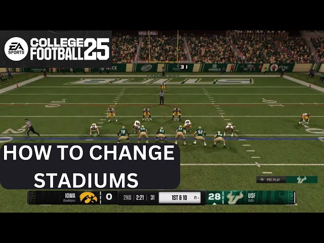How To Change Stadiums * EA Sports College Football