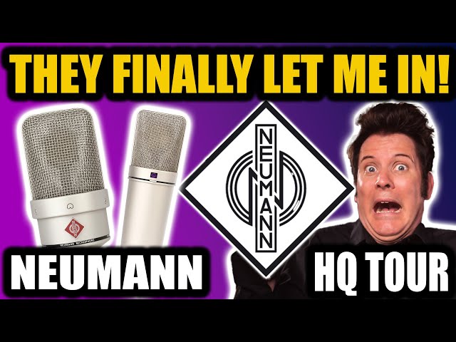 Neumann MICS! - They FINALLY Let Me Come By!