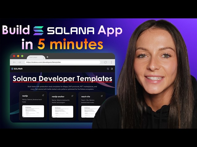 Build & Deploy a Solana App in 5 Minutes | Smart Contract, Wallet        Adapter & Frontend