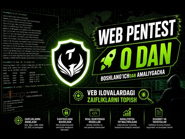20- dars | Error Based SQL Injection | Web Pentest