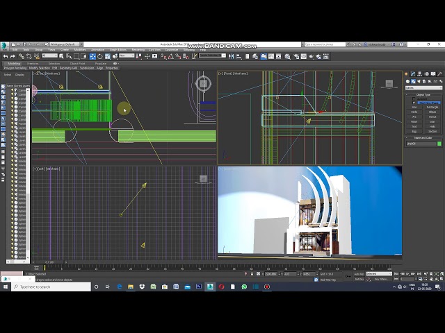 COMPLETE FACADE WITH LOFT AND PATH DEFORM MODIFIER IN 3DS MAX