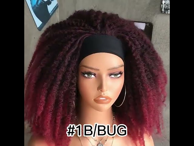 Afro wig Caterpillar explosion chemical fiber mechanism fluffy short curly hair #wigs #curlyhair