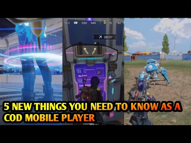 5 NEW THINGS YOU NEED TO KNOW AS A COD MOBILE PLAYER | CODM TIPS & TRICKS |#codmobile #codatrocities
