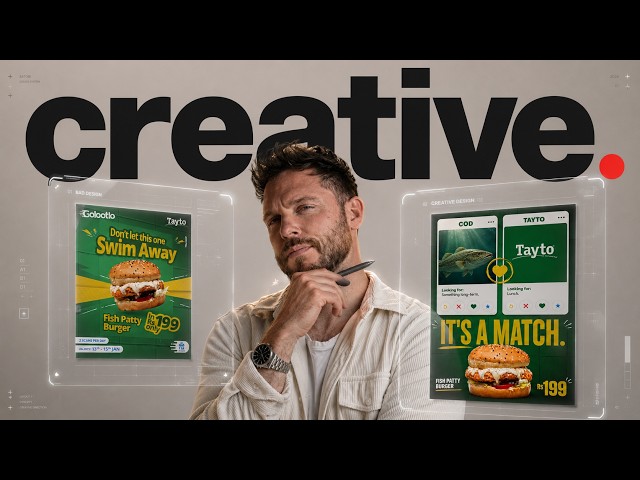 Making CREATIVE Concepts To Fix Bad Graphic Designs