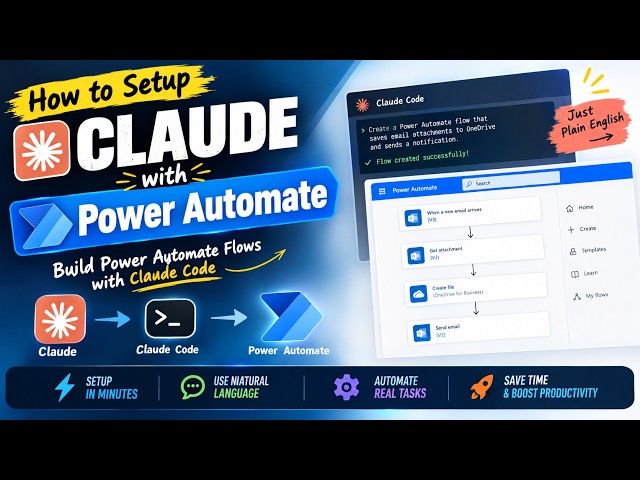 How to Setup Claude with Power Automate | Build Power Automate Flows with Claude Code