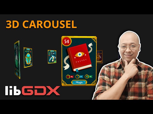 Making a 3D Carousel Gallery in libGDX under 100 lines of code!