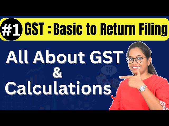 #1 What is GST? | How GST Works | ITC calculations || Free GST Course 2025 with Tally Prime