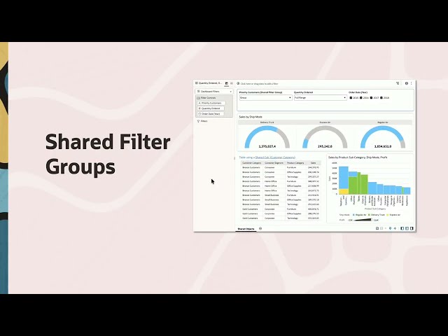 Shared Filter Groups Across Workbooks in Oracle Analytics
