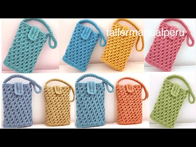 EASY CROCHET PHONE BAG TUTORIAL 2026 Cute Handbags, Purses, Cell Phone Cases