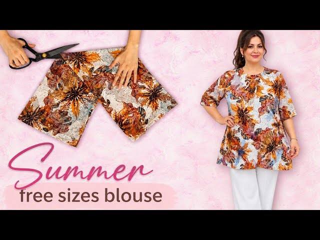 Less Fabric, Luxury Style! 🔥and Your Free-Size Blouse Is Ready in No Time!✨ 