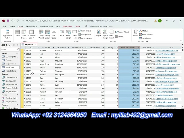 New Perspectives Access 365 | Module 3: End of Module Project 2 | Deerfield Insurance Group