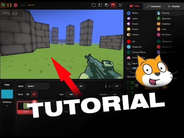 Simple3D Tutorial - Scratch/TurboWarp Advanced 3D (P1?)