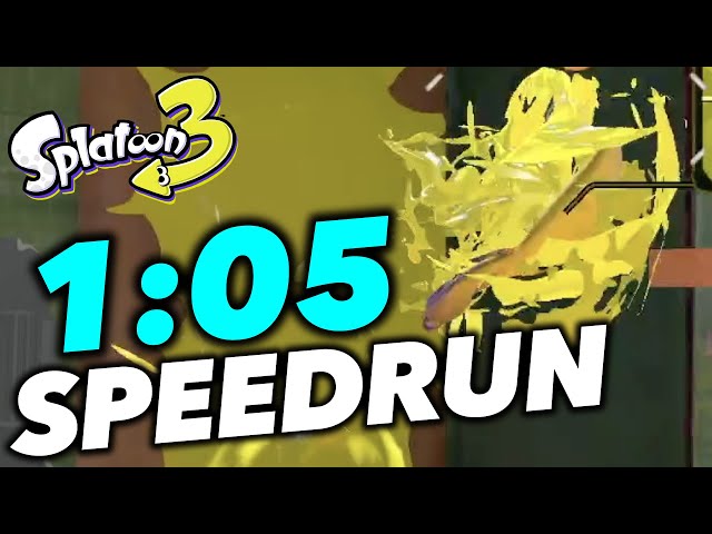 1:05 Splatoon 3 Tutorial SPEEDRUN