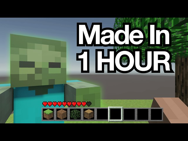 I Tried Coding Minecraft In 1 Hour