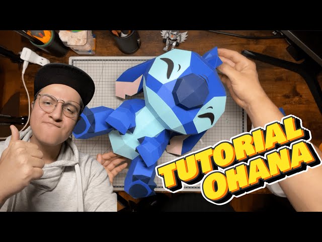 Imposible, este es el mejor Papercraft hasta ahora. Tutorial Ohana