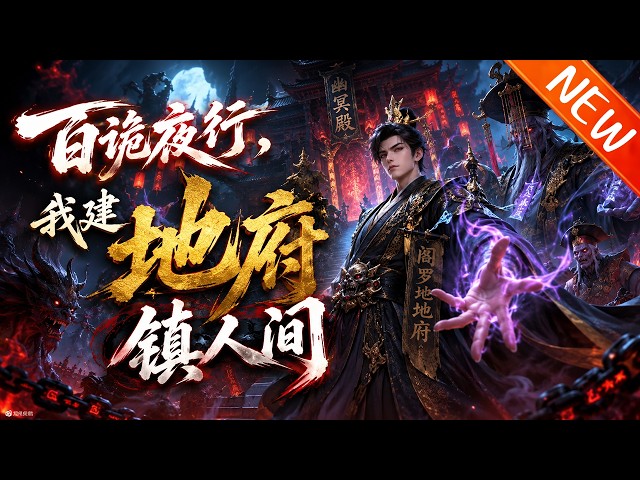 💥【新番上线】《百诡夜行，我建地府镇人间》第1~80集丨陈七夜穿越乱世，觉醒至高秩序之力。召镇邪大军横扫妖邪，打脸诸强，重立天地规则，镇压八方不服。#斗破动漫 #逆袭 #动漫