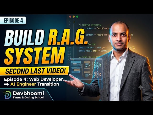 Code Your First R.A.G. System in 10 Minutes! (Episode 4) 🚀 #aiengineering 11 July 2026
