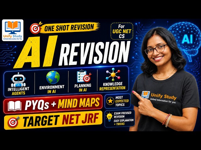 🔥 AI Made Easy for UGC NET CS | Most Expected Topics| PYQs + Mind Maps|AI One Shot Revision