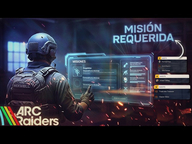 FIRST MISSIONS IN ARC RAIDERS (HOW TO COMPLETE THEM UP TO LEVEL 10) | MIXWELL