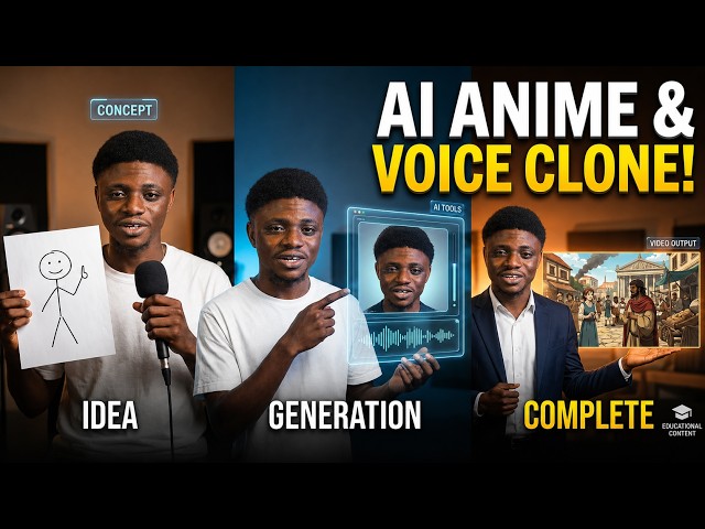 step-by-step process of creating 2d anime: AI voice cloning