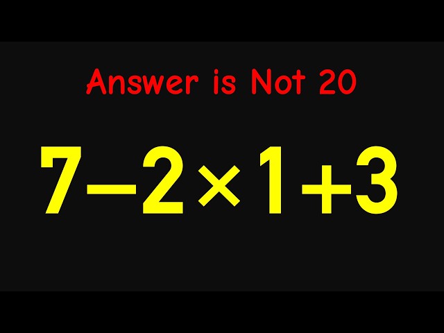 Can You Get This Right?