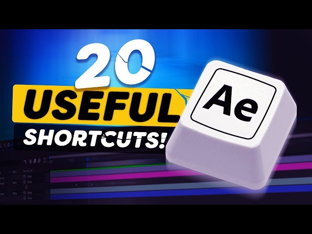 20 MUST KNOW Shortcuts! (After Effects Tutorial)