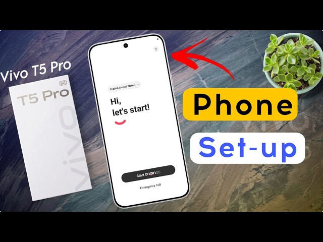 vivo t5 pro How to Start & Setup | Vivo T5 Pro 5g New Phone Quick Setup Guide