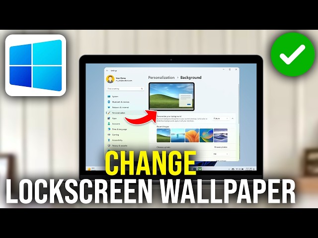 How To Change Lock Screen Picture & Wallpaper - Windows 11, 10 PC