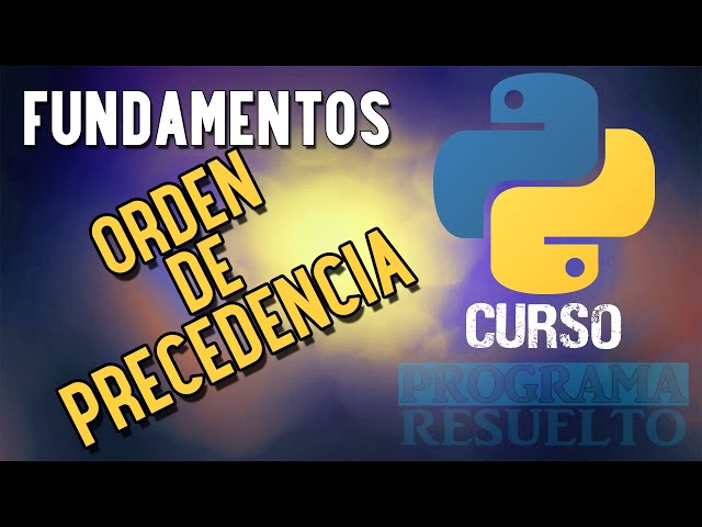 Jerarquía de operaciones en Python | Orden de operaciones en Python | CURSO DE PYTHON 2021 | #11