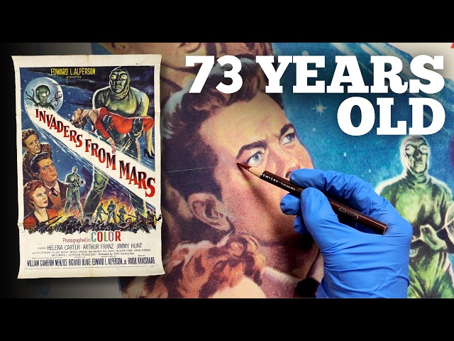 We Restored a 70-Year-Old Invaders from Mars Poster