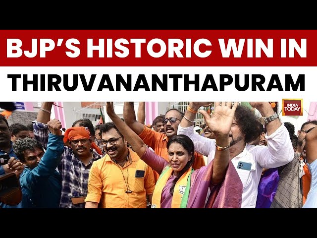 Kerala Local Body Polls: BJP Wins Thiruvananthapuram Corporation; UDF Leads in Municipalities