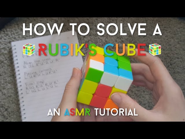 ASMR | 💠 The Most Relaxing Rubik's Cube Tutorial 💠
