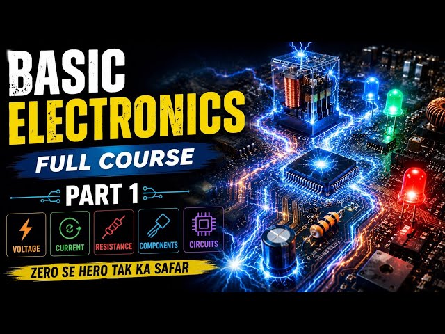 Basic Electronics Full Course for Beginners | Part 1 | What is Electronics?
