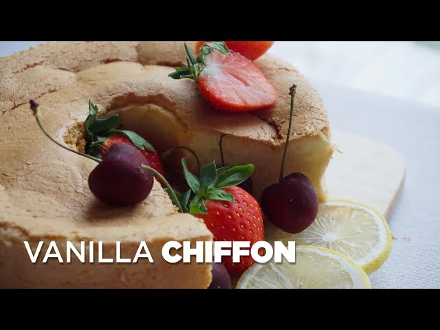 Vanilla Chiffon - Bánh Chiffon Vanilla | Bakez - Baking Tutorials and Recipes