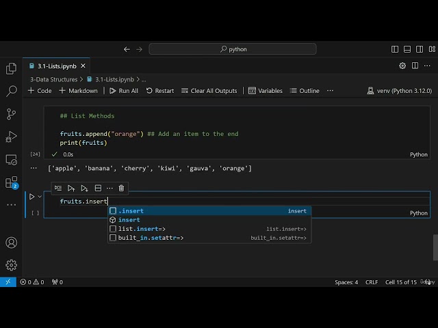 012 - List And List Comprehrension In Python